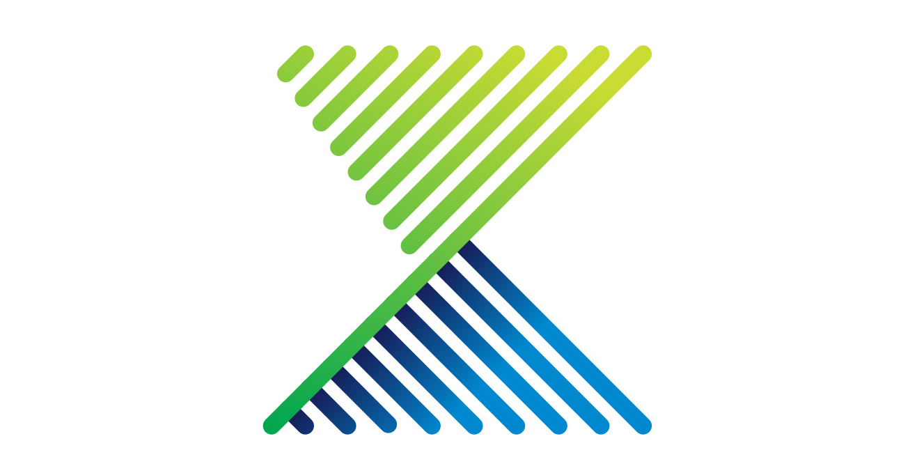 Green and blue divided lines.