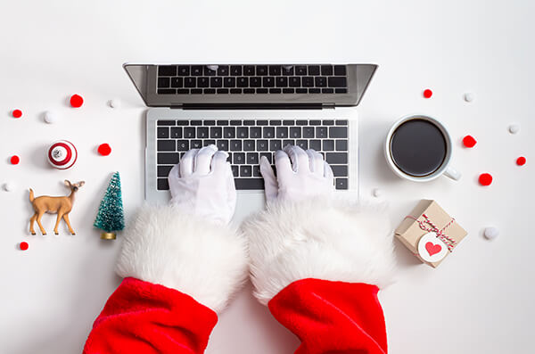 Santa-online-shopping