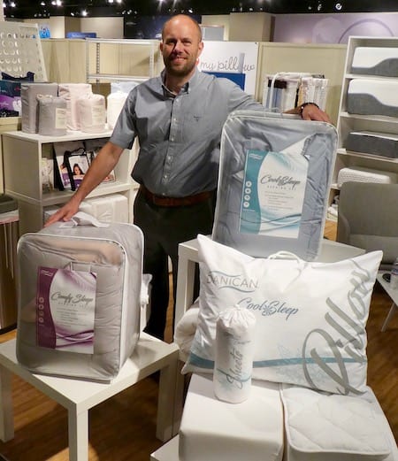 Danican's Thomas Frismodt with new bedding sets