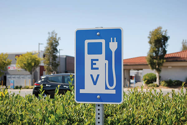 EV plug in station