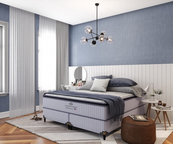 Euro Colchões carries the Platinum mattress in Kingsdown’s Vintage Collection.