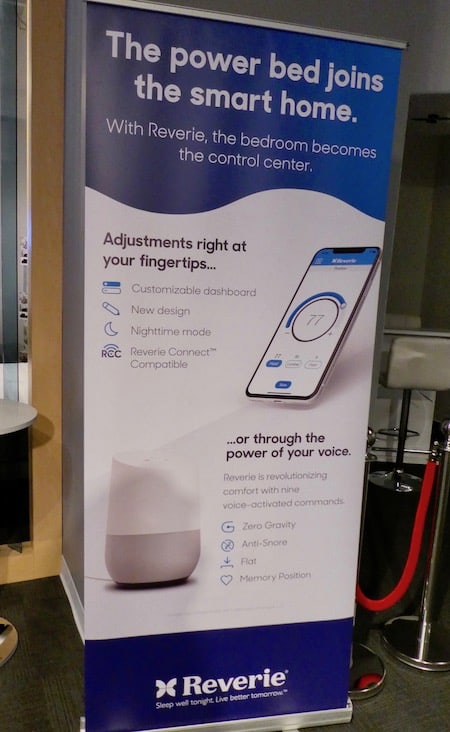Reverie Nighstand Connect app signage 