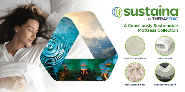Therapedic sustainable mattress collection.