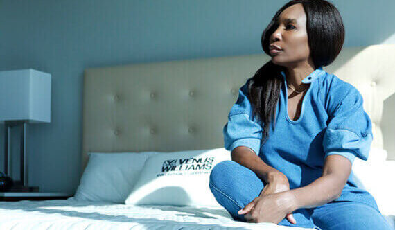 Venus Williams for Ghostbed.