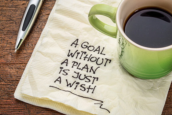 A goal without a plan is just a wish.