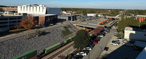 Rooftop view at High Point Market