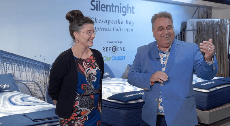 Waynette Goodson of BedTimes and Sleep Savvy and Paul Kahl of AW Industries