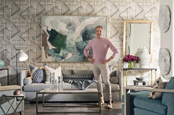 HANDS-ON APPROACH Thom Filicia has parlayed his success into his own furniture line — but you can’t just put your name on it, he says. Filicia is also involved in the design, the pricing, the whole project. 