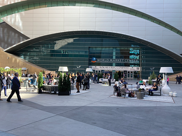 outside seating at Las Vegas Market