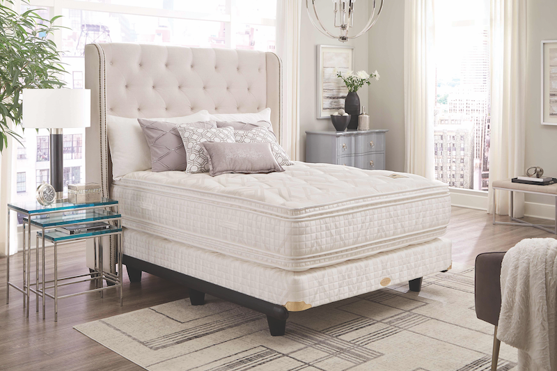 GETTING INSPIRED Part of the Inspired collection, the De Wolfe pillow-top mattress is Shifman’s most plush, luxurious bed; it’s also popular with designers and a perfect match for their design trade program.