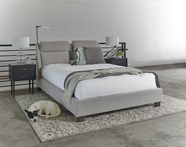 At the Fall HPMKT, Luxfort Home will introduce 4 new Power Beds in casual contemporary styles with a “fashionable and luxurious look to appeal to female consumers,” Boone said. power beds with features