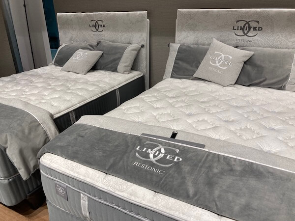 Summer 2023 Mattress Market. Restonic Mattress Corp. soft launched three new products: a smooth top line for Scott Living, an entry-level HealthRest (specialty hybrid) line and a ComfortCare Limited collection (shown).