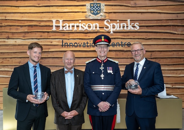 Harrison Spinks receives the Kings Award 10 Oct 2023.