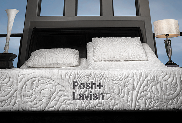 FIT FOR A KING Posh + Lavish introduced split-head, king-size mattresses for adjustable bases five years ago. It’s an option the company’s ultra-high-end consumers appreciate.