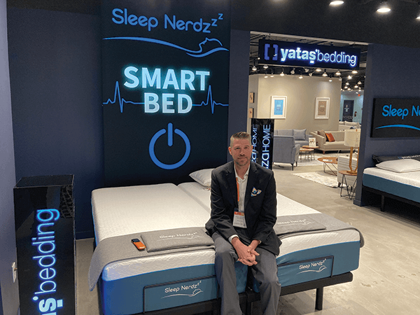 Yatas Bedding not only celebrated a new showroom in the International Home Furnishings Center, the Istanbul-based company also introduced a line of smart mattresses in partnership with Sleep Nerdz, based in Cave Creek, Arizona. 