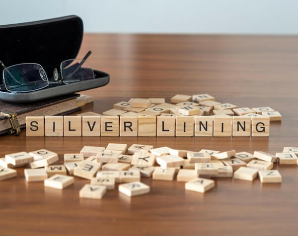Silver Linings word blocks.