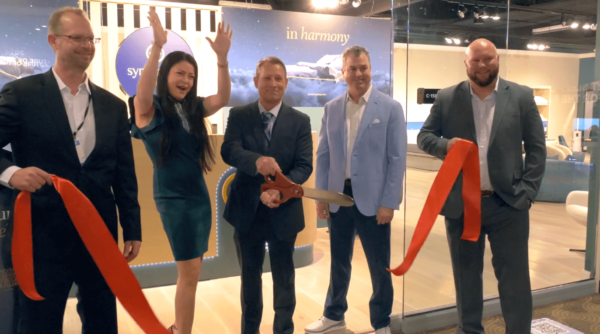 Symphony Sleep ribbon cutting at Las Vegas Market