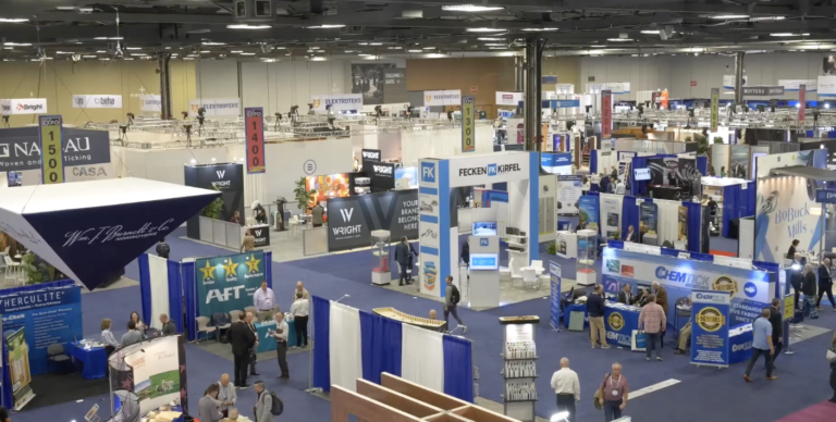 Mattress Expo Highlights. EXPO show floor.