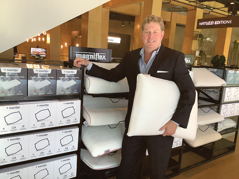 Magniflex USA, based in Miami, did well with a revamped sleep accessories program.