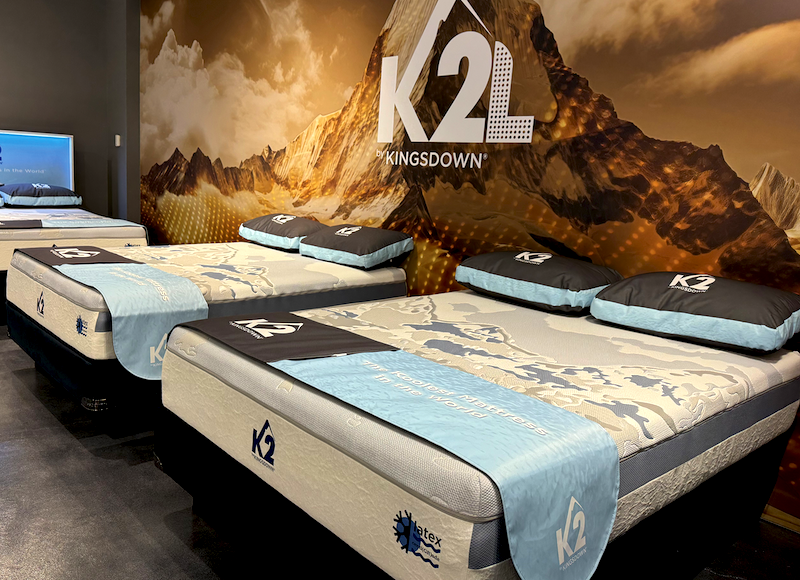 K2 by Kingsdown: Latex Luxury and Cooling Comfort