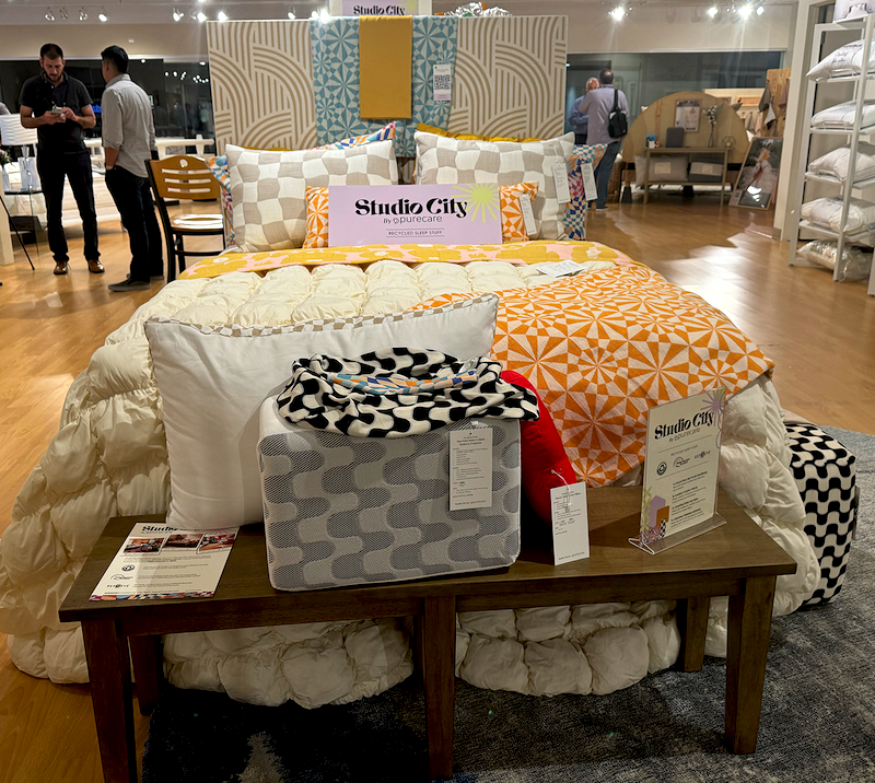 Bedding Industry's Summer Market. Purecare's Studio City: Eco-Friendly and Stylish Bedding