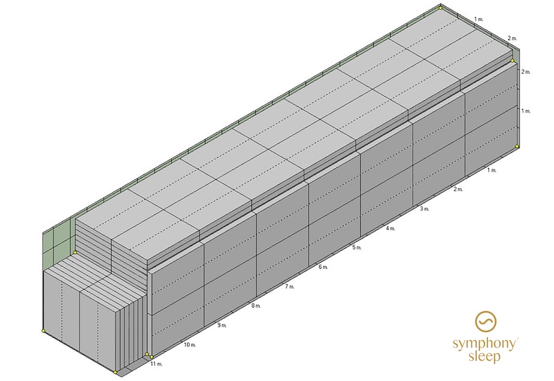 Symphony Sleep’s new adjustable base lineup helps retail partners reduce freight and storage costs.