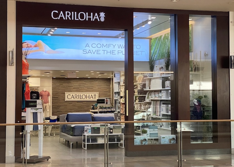 Cariloha Brings Island-Vibe. Cariloha showroom at Las Vegas market.