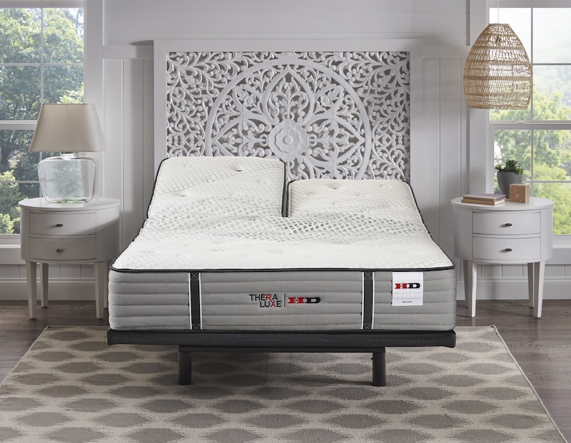 Therapedic's split head mattress options available in its high-performing TheraLuxe HD and Agility collections.