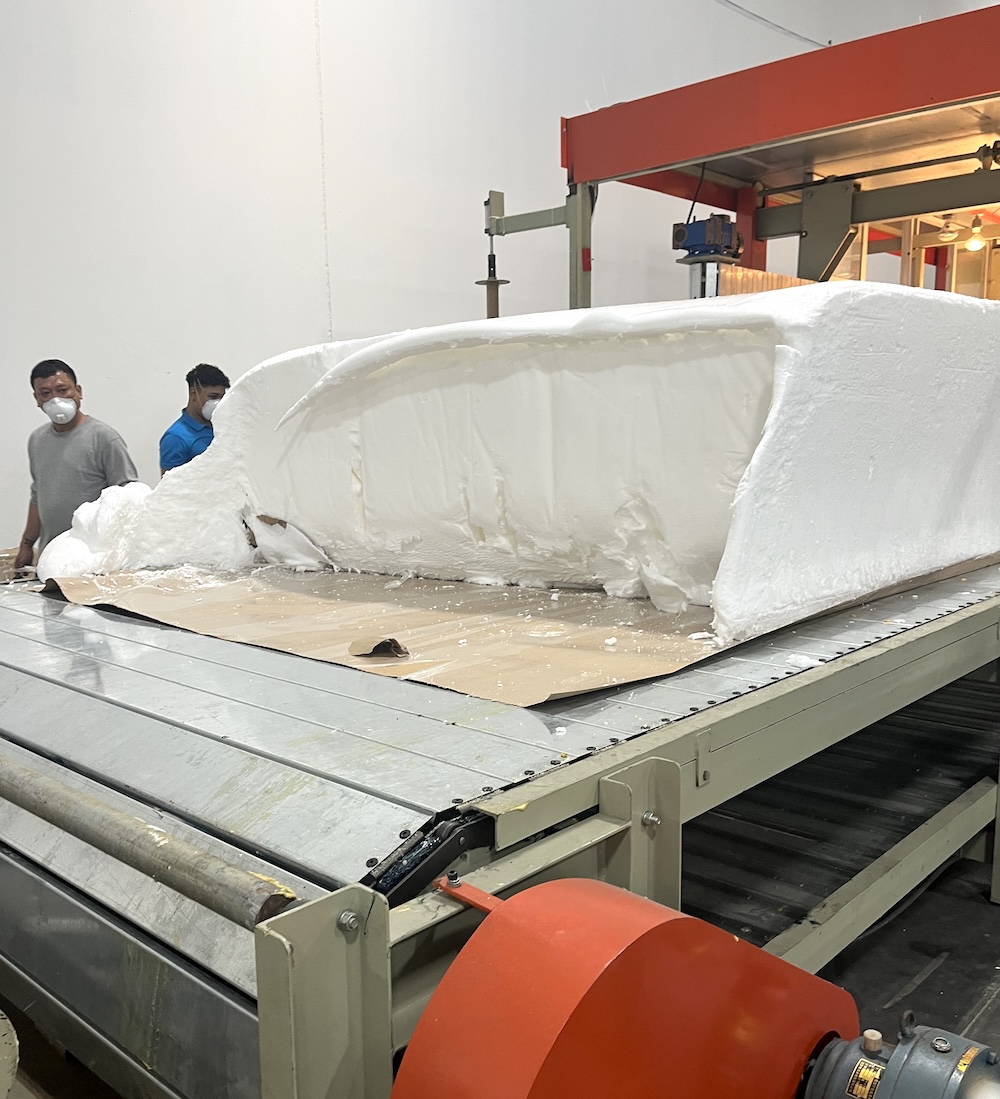 DeLandis Launches New Foam Pouring Line. The company’s more than 400,000-square-foot facility has a monthly production capacity of 100,000 units.