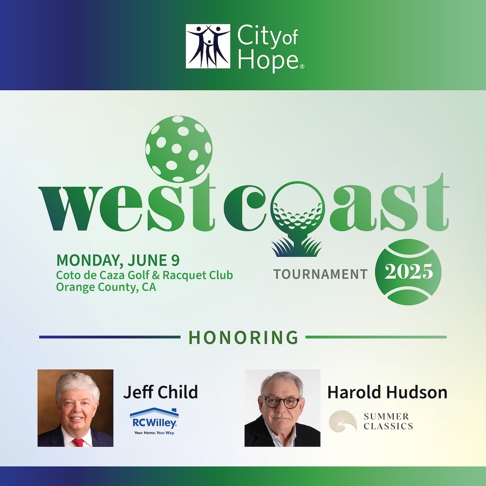 Industry Group Encourages Retailers, Manufacturers And Suppliers To Support City Of Hope West Coast Event In June