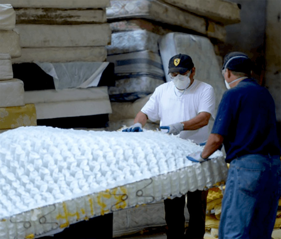 Some of Mattress Recycling Council's research funding goes to projects to find new uses for recycled mattress components.