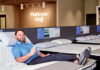 Ryan Farris, CEO and founder of Mattress King, demonstrates an adjustable base inside one of his stores in Oklahoma. 