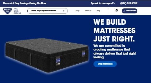 Spring Air International’s revamped website, SpringAir.com, aims to drive dealer traffic and give licensees an additional revenue stream. 