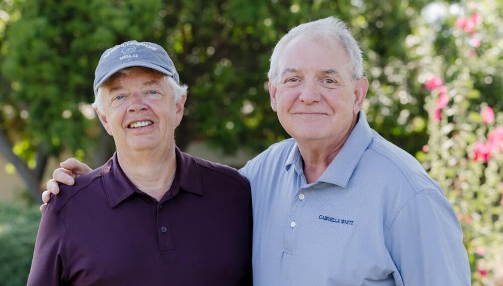 WCGTP honorees Jeff Child and Harold Hudson.