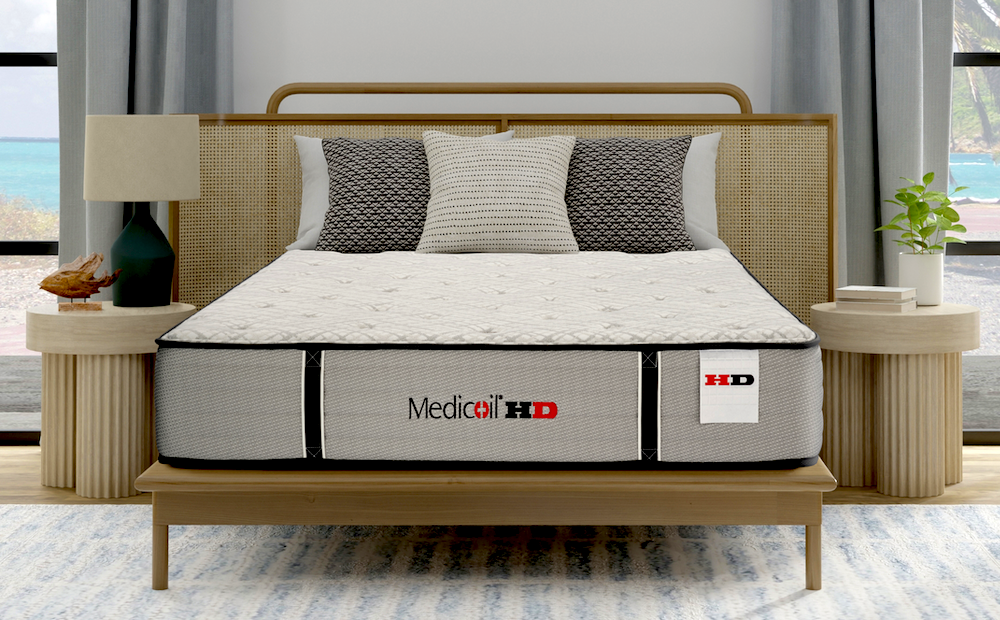 Therapedic International introduced Medicoil HD, its first heavy-duty collection a decade ago. It has since added TheraLuxe HD and TheraLuxe HD Ice lines.