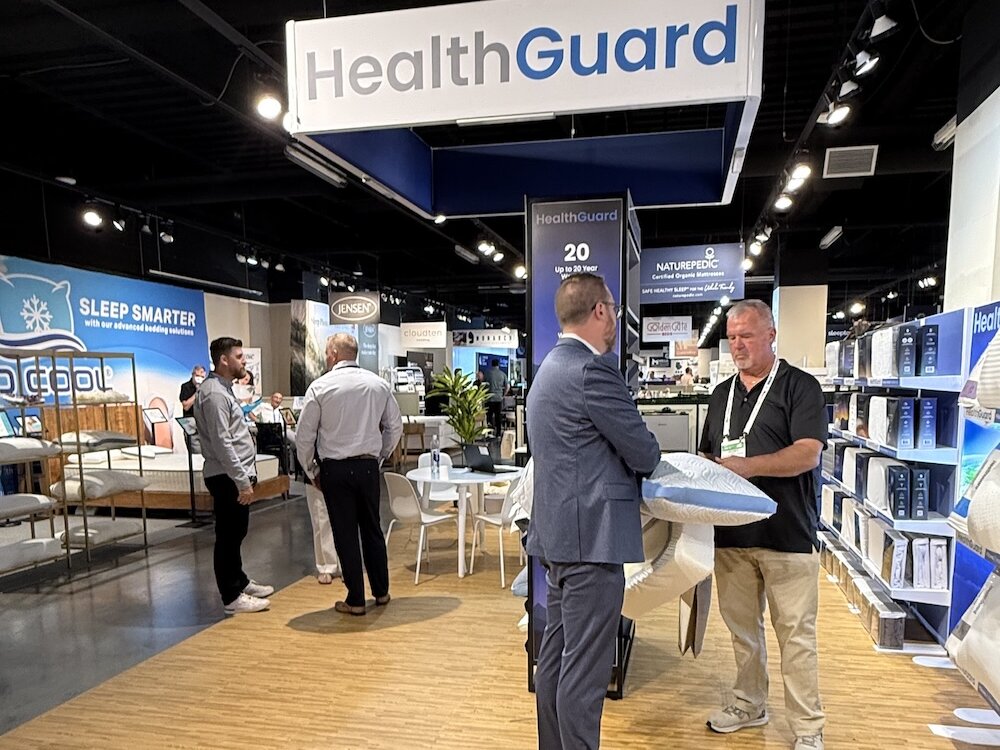 HealthGuard Highlights Partnerships. The Specialty Sleep Association’s space was the site of HealthGuard’s fifth appearance at the 2025 Summer Las Vegas Market.