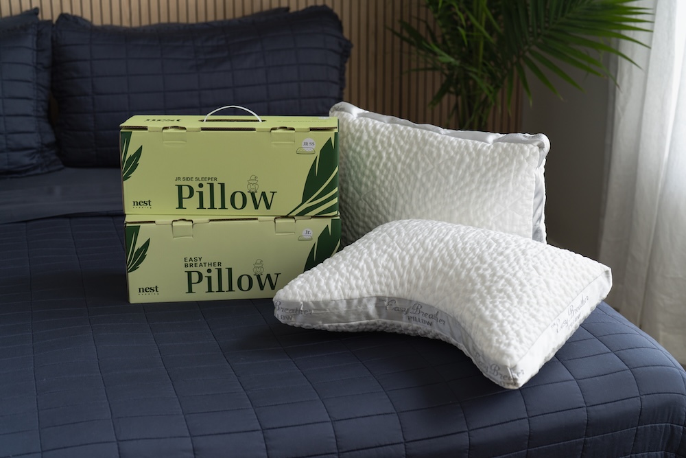 Nest Bedding Adds Four Pillows to Its Easy Breather Line