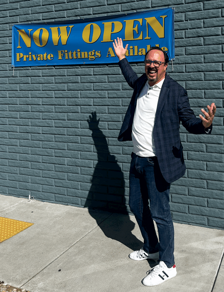 Golden Dreams Mattress owner Nate Cangemi is enthusiastic about his store opening. It was six years in the making.